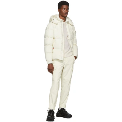 Shop Moncler Genius 2 Moncler 1952 Off-white Sportivo Lounge Pants In 050 Ivory