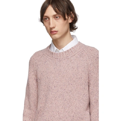 Shop Maison Margiela Pink Wool Gauge 3 Sweater In 237 Pink