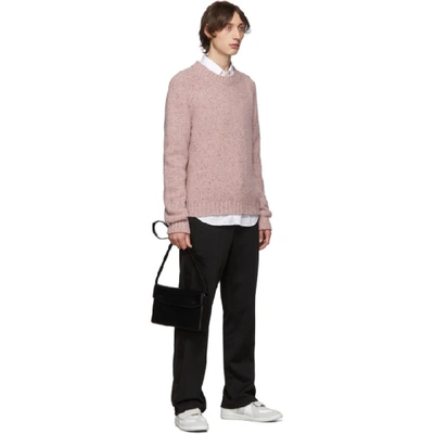Shop Maison Margiela Pink Wool Gauge 3 Sweater In 237 Pink