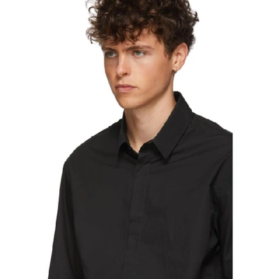 Shop Haider Ackermann Black Classic Contrast Shirt In 099 Black
