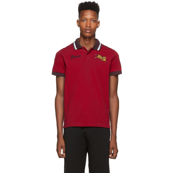 kenzo polo red