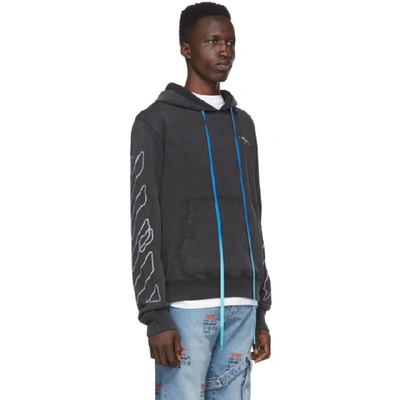 Shop Off-white Black Abstract Arrows Hoodie In 1001 Blkwht