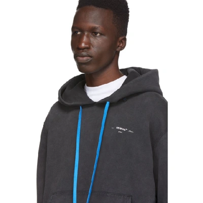 Shop Off-white Black Abstract Arrows Hoodie In 1001 Blkwht