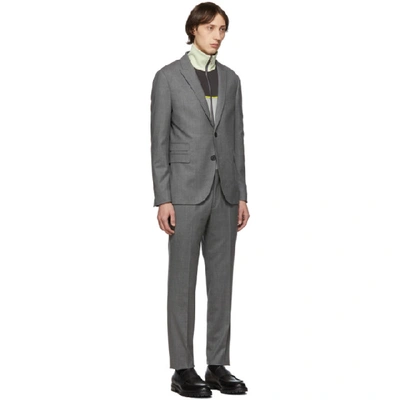 Shop Neil Barrett Grey Slim Regular Suit In 364 Smoke
