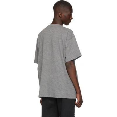 Shop Fear Of God Grey Sixth Collection T-shirt In 034hthrgrey