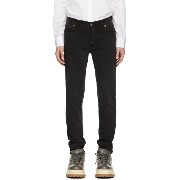 Acne Studios North Stay Slim Fit Jeans In Stay Black Modesens