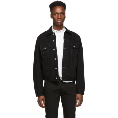 Shop Acne Studios Black Bla Konst Denim 1998 Metal Jacket