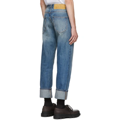 Shop Loewe Blue 5 Pocket Jeans In 6395 Wsdeni