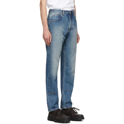 Shop Loewe Blue 5 Pocket Jeans In 6395 Wsdeni