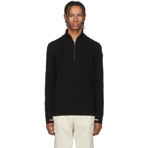 moncler zip sweatshirt
