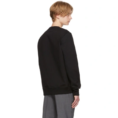 Shop Ps By Paul Smith Black Dino Regular Fit Sweatshirt In 79 Black