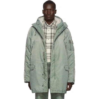 Shop John Elliott Green Down Nicasio Parka In Spruce