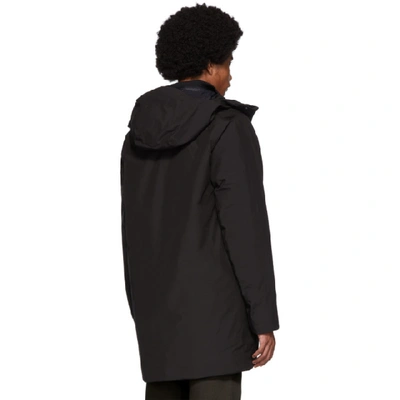 Shop Norse Projects Black Gore-tex® Rokkvi 5.0 Jacket In Black Fill: 90% Goose Down, 10% Feather.