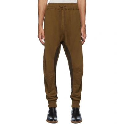 Shop Haider Ackermann Brown Perth Moonshape Lounge Pants In Browndye