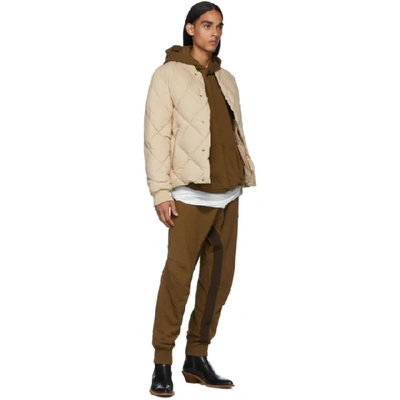 Shop Haider Ackermann Brown Perth Moonshape Lounge Pants In Browndye