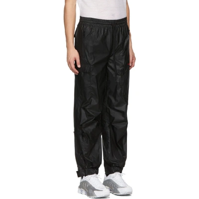 Shop Alexander Wang Black Pleather Chynatown Lounge Pants In 001 Black