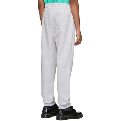 Shop Moschino Grey Double Question Mark Lounge Pants In 1485 Grey