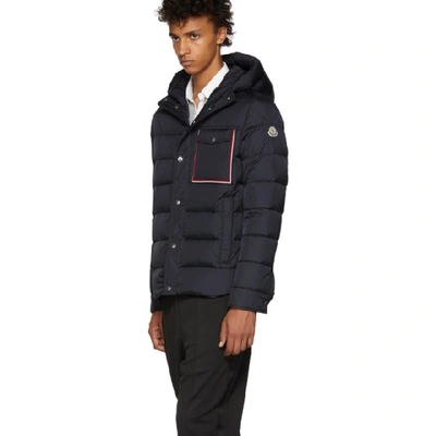 Shop Moncler Navy Prevot Jacket In 6-742.nvy