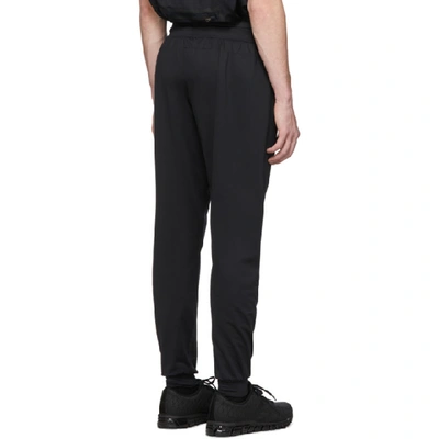 Shop Palm Angels Black Under Armour Edition Loose Jogging Lounge Pants In 1001 Blkwht
