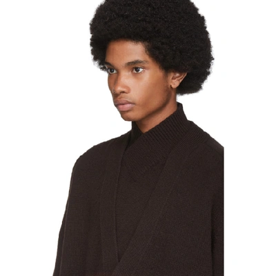 STUDIO NICHOLSON STUDIO NICHOLSON BROWN SEN CARDIGAN 