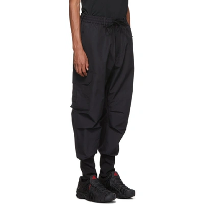 Shop Y-3 Black Cargo Pants