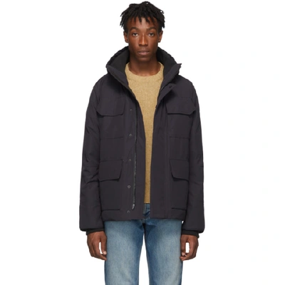 Canada Goose Maitland Black Label Slim Fit Down Fill Parka In Navy |  ModeSens