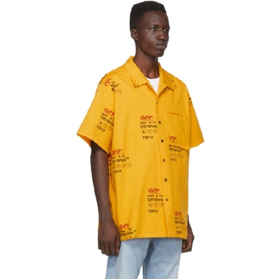 Shop Off-white Yellow Industrial Shirt