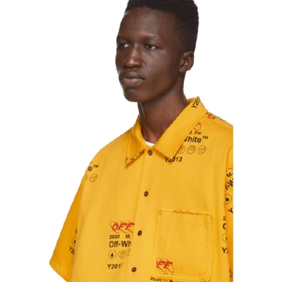 Shop Off-white Yellow Industrial Shirt