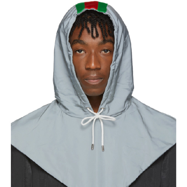 gucci reflective hoodie