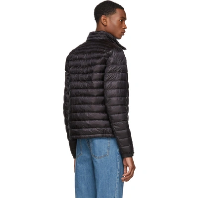 Shop Moncler Black Down Daniel Jacket In 999.black