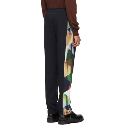 Shop Missoni Ssense Exclusive Navy Cotton Lounge Pants In S7117 Navy