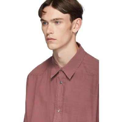 Shop Our Legacy Purple Delicate Frontier Shirt In Wine