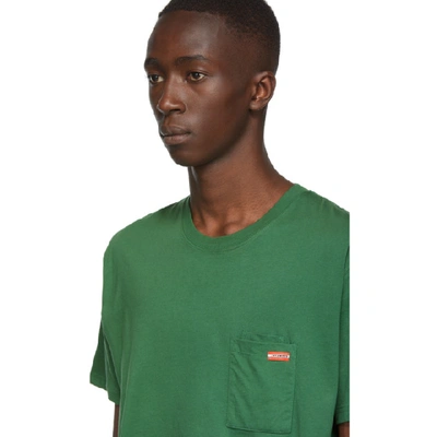 Shop Affix Green Logo Pocket T-shirt