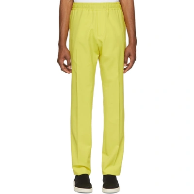 Shop Joseph Green Ettrick Trousers In 0717 Lime