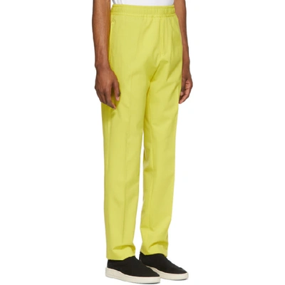 Shop Joseph Green Ettrick Trousers In 0717 Lime