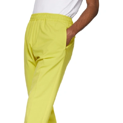 Shop Joseph Green Ettrick Trousers In 0717 Lime