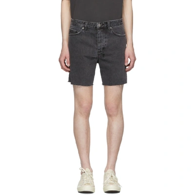 Shop Ksubi Grey Denim Dagger Dan Shorts In 4 Grey