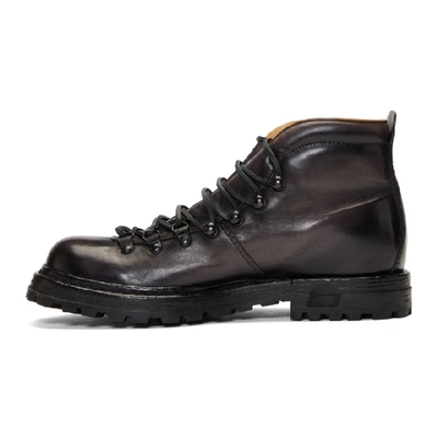 Shop Officine Creative Black Kontra 003 Boots In Grigio Grey
