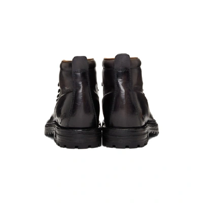 Shop Officine Creative Black Kontra 003 Boots In Grigio Grey