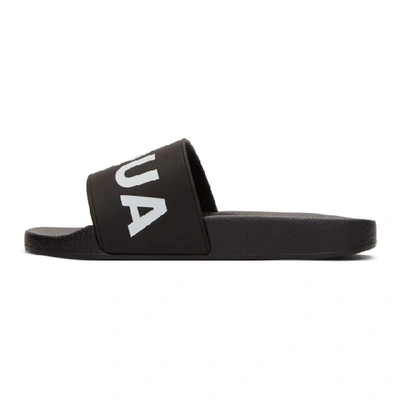 Shop Dsquared2 Black Dune Slides