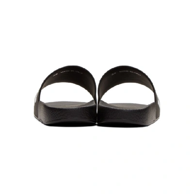 Shop Dsquared2 Black Dune Slides