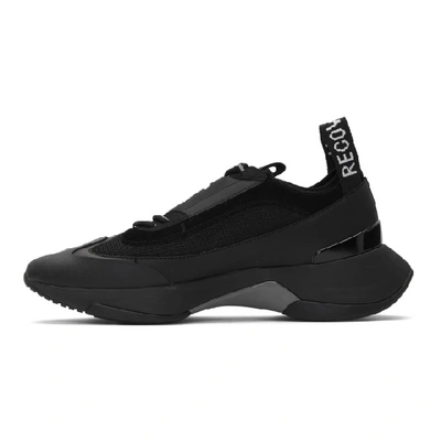 Shop Palm Angels Black Recovery Lace-up Sneakers