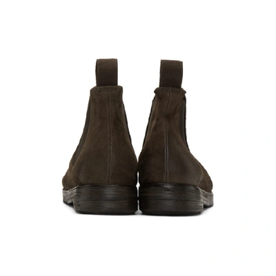 Shop Marsèll Marsell Brown Suede Zucca Zeppa Beatles Chelsea Boots In N1 5146 Brw