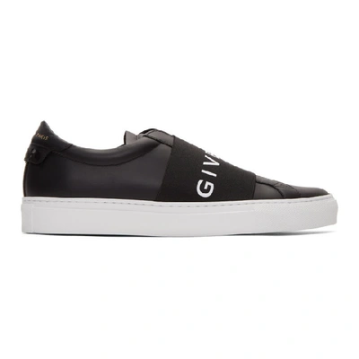 Shop Givenchy Black & White Elastic Urban Knots Sneakers In 004-blk/wht