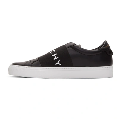 Shop Givenchy Black & White Elastic Urban Knots Sneakers In 004-blk/wht