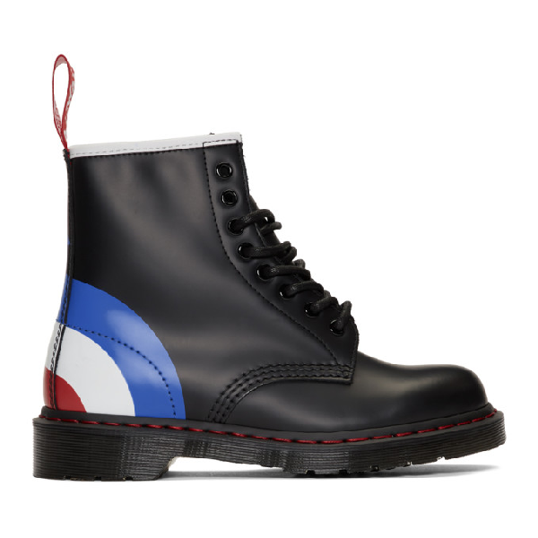 target black lace up boots