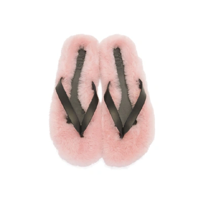 Shop Tibi Ssense Exclusive Pink Bryan Sandals