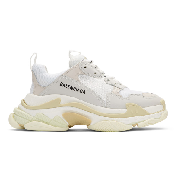 white triple s balenciaga
