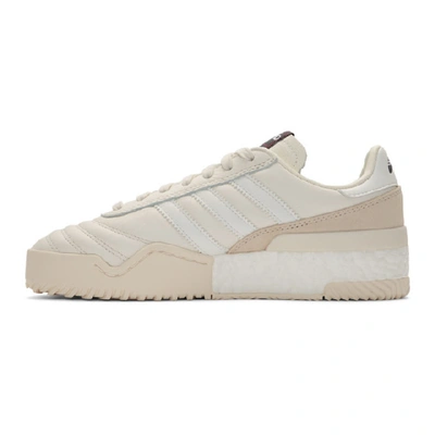 Shop Adidas Originals By Alexander Wang White B-ball Soccer Sneakers In White/pearl