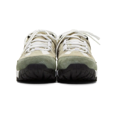 Shop Maison Margiela Tan And White Security Sneakers In H6443 Prlol